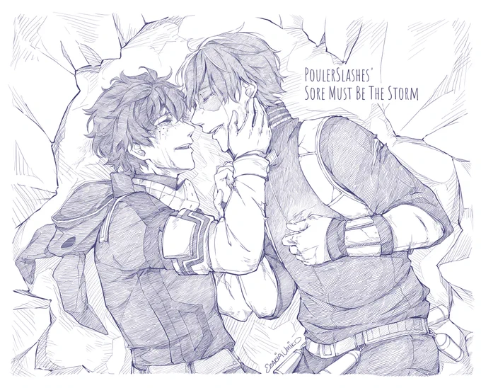#TodoDeku #轟出 | JUN 2018
Illustrated 2 scenes from Sore Must Be The Storm by @poulertweets. 
One of my all time favorite TodoDeku fics out there. Please give it a read, you won't regret it, it's g o o d  ٩(ˊᗜˋ*)و
https://t.co/az0BAj3KEQ 