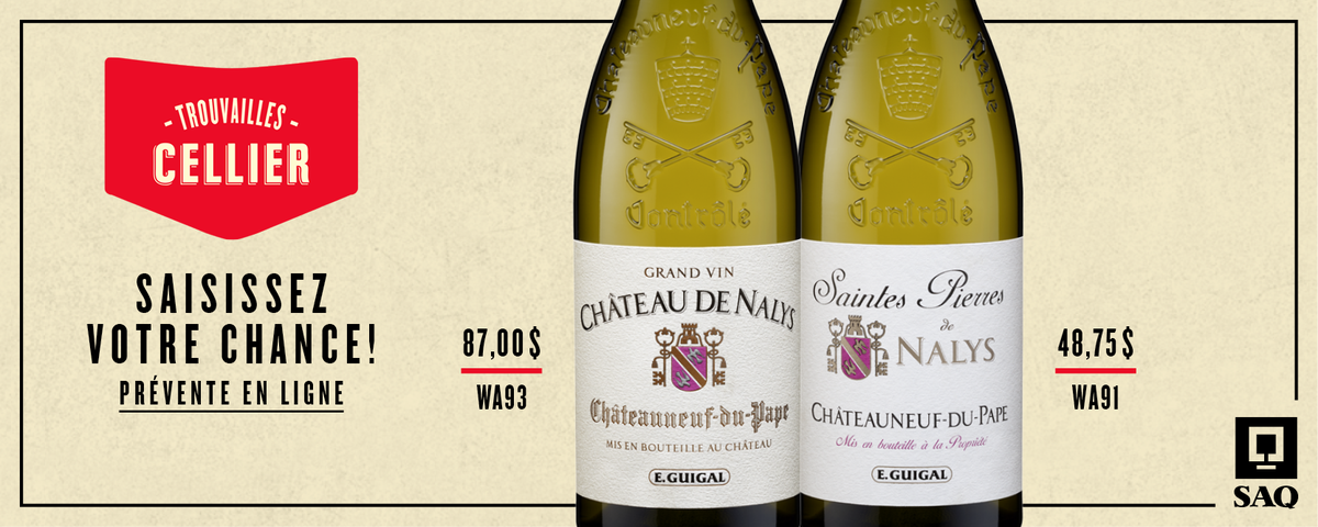 LaSAQ_officiel's tweet photo. Offrez-vous le premier millésime sous l’ère Guigal qualifié d’effort remarquable par le réputé Wine Advocate!

 👉 https://t.co/4Cm6N9lHZJ et https://t.co/QEMWUsHwer

#Nalys #Chateauneufdupape #ideescadeaux https://t.co/fB4abFqpSZ