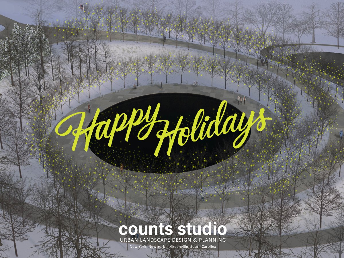 CountsStudio's tweet image. Happy Holidays from our office to yours. Looking forward to another great year ahead.