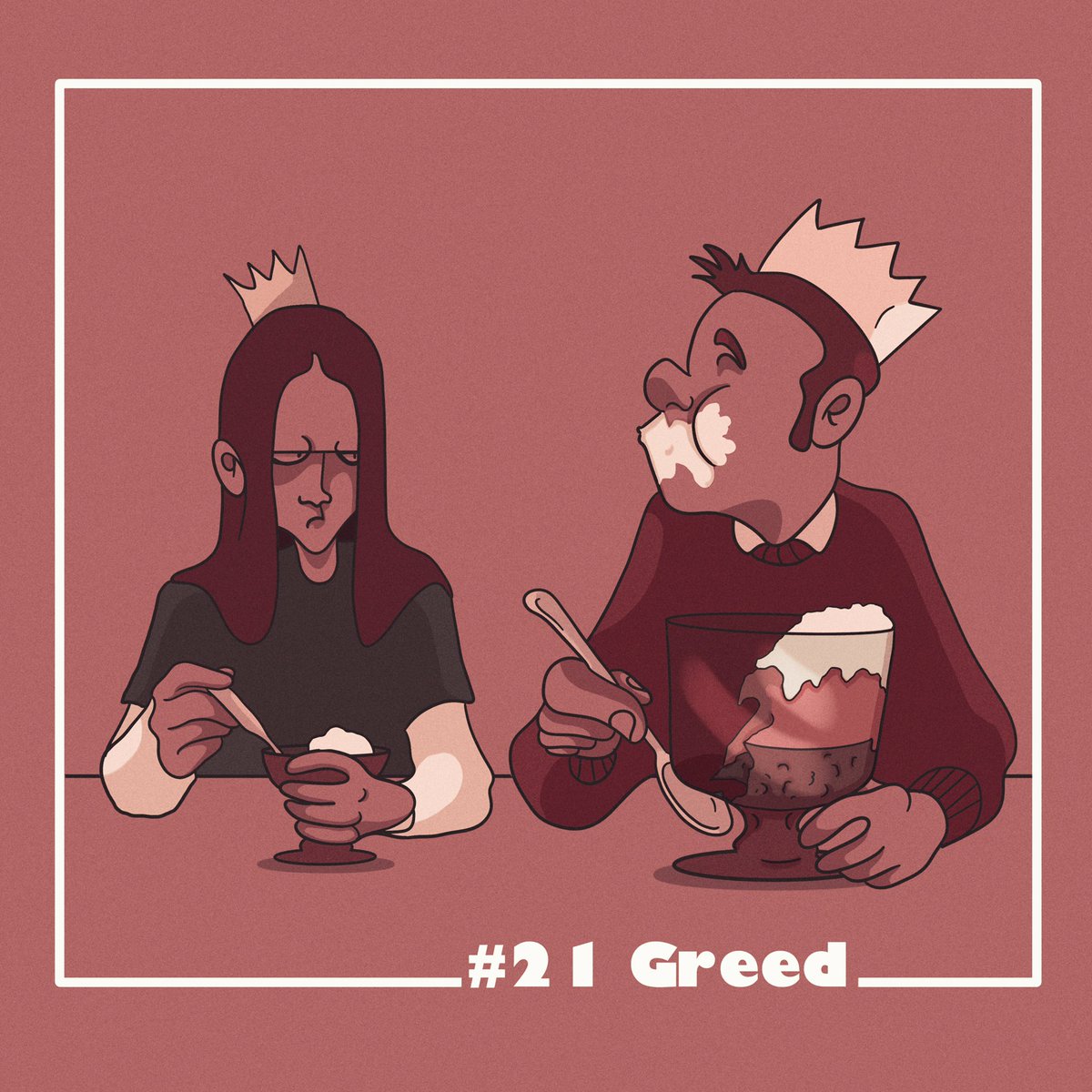 MatchewieH's tweet photo. #adventdraw Day 21: #greed
Not my best but pretty much all I can think to do with today’s prompt word
#adventdrawings #trifle #notforsharing https://t.co/OvLiMqPFIy