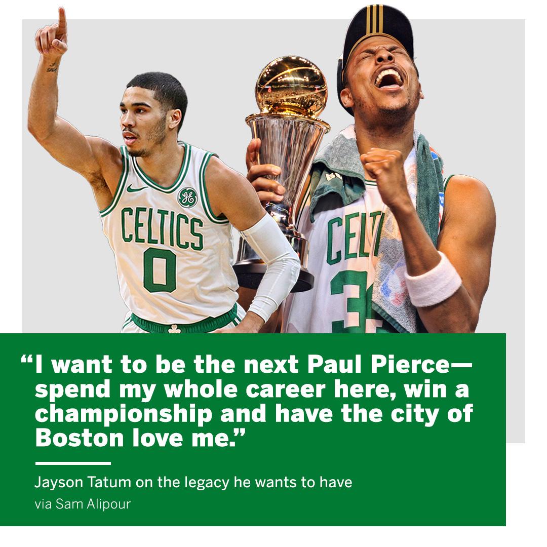 Jayson Tatum's lofty goal: "I want to be the next Paul Pierce" Du9xE2RX4AAnKQQ