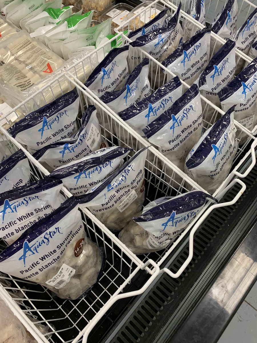 Fish cakes, smoked products and shrimp.   Loaded and ready for the busy holidays.