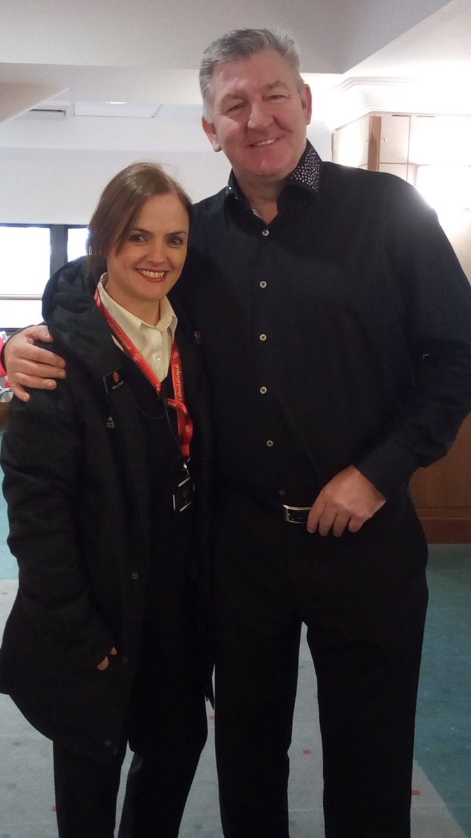Out on tour with @NormanWhiteside at work! #LoveMyJob #Mufc #LegendTour Got to see the lovely @WhitesideDee too! #Bonus