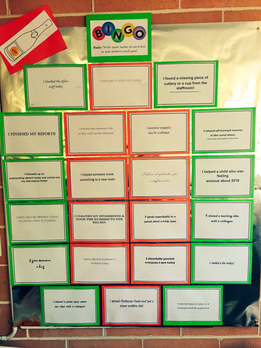 <a href="/BangorPS/">bangor_ps</a> End of year fun! #teaching #morale #Thankyou <a href="/27alisonj/">Alison Jeremijczyk</a> for sharing 😚<a href="/craigsnudden/">craig snudden</a> <a href="/lillymorabito4/">Lilly Morabito</a> <a href="/emmahibbard1/">emma hibbard</a> <a href="/Lizjegers/">Liz Hunt</a> <a href="/Sarah__Crooks/">Sarah Crooks</a> <a href="/Miss_AimeeHall/">Aimee Hall</a> <a href="/ruthleal1323/">Ruth Leal</a> <a href="/MrsLaurenSayed/">Lauren Roberts</a>