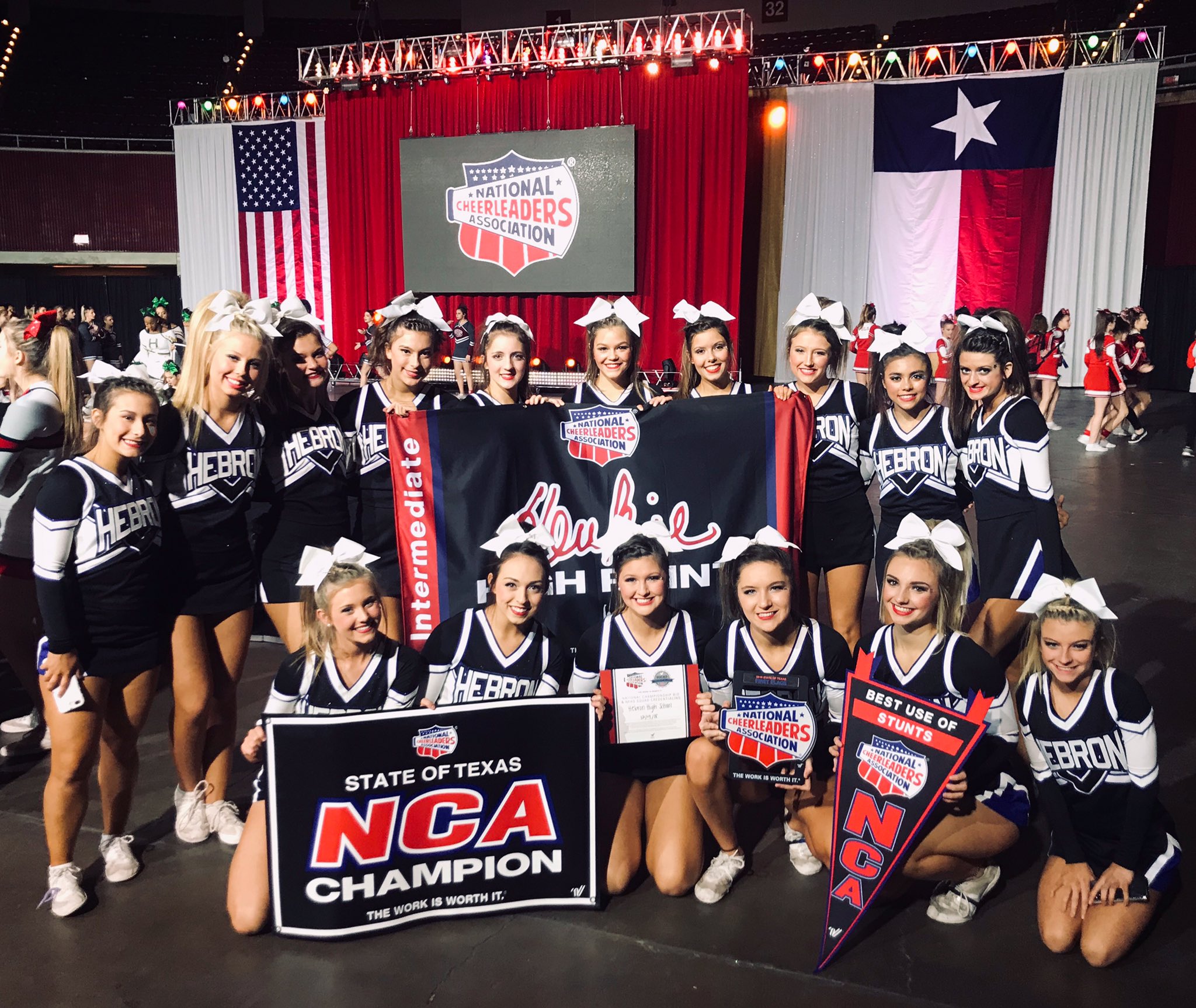 Hebron Cheer On Twitter Successful Day For Hebron Cheer At The Nca State Of Texas Championship