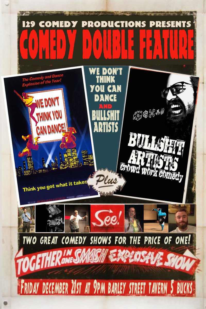GhostJoker402's tweet photo. OMAHA
DOUBLE DOSE OF COMEDY JUST BEFORE THE HOLIDAYS!
FRIDAY 12/21/2018 
@barleystreet 
https://t.co/bzQ99aKn7J https://t.co/Kpvb0ZIIDP