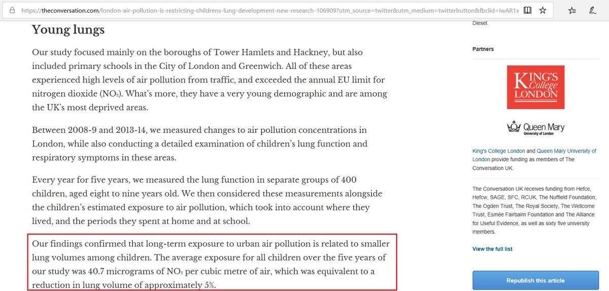 LittleNinjaUK's tweet photo. Which six #primaryschools to select for your child?
Is #AirPollutionExposure part of your decision making? #ToxicAir on the #SchoolRun, in the playground/classroom, on the sports field?
Illegal levels of NO2 (40.7ugm3) = 5% reduced lung volume.
#schoolselection #schoolchoice https://t.co/owGmqsQ9oJ