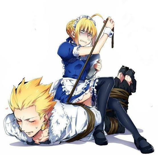 Gilgamesh think he is dom but he is a fucking sub.

And we all know that