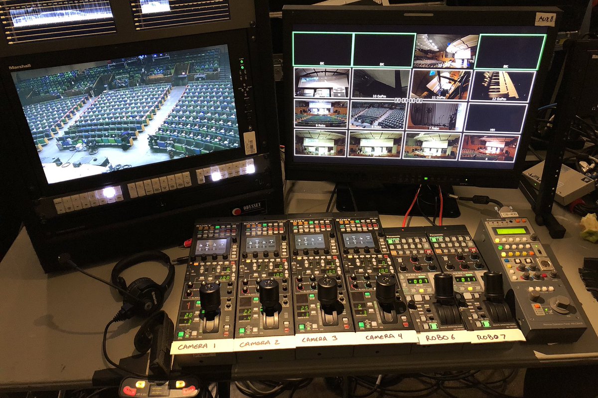 MACH5Pro's tweet image. Engineering/Shading 4 manned cameras and 4 robotic cameras. #videoengineering #bostonvideographer #bostonvideoproduction #needmorehands #igotthis