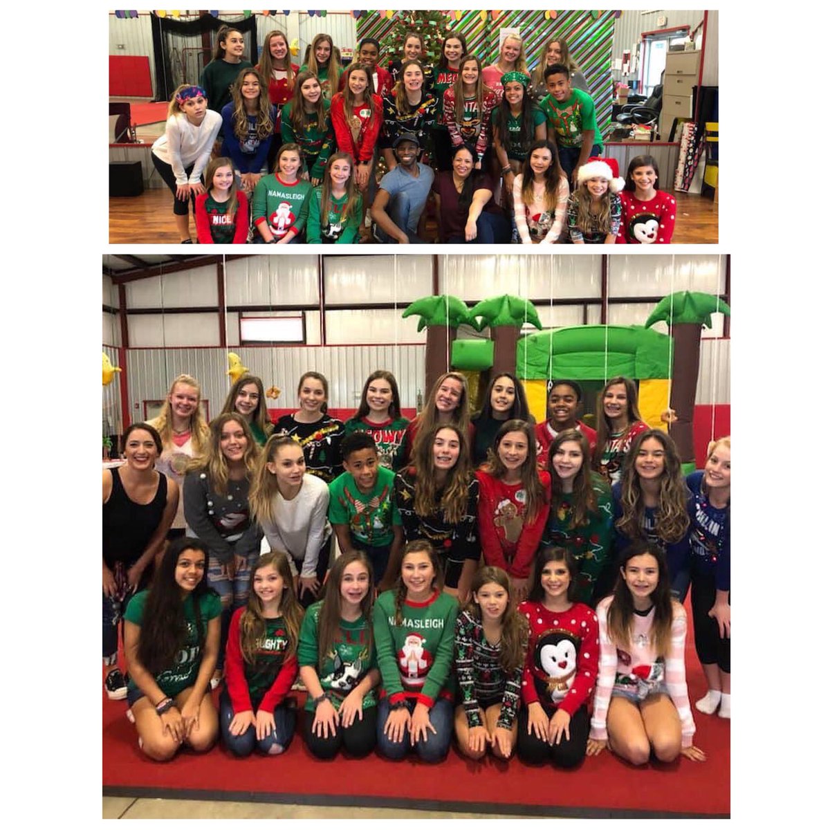 BrandonJrSilver's tweet photo. Such a fun weekend celebrating the holidays together and a great Sunday practice! #itscompweek https://t.co/fhYlLtW6jk