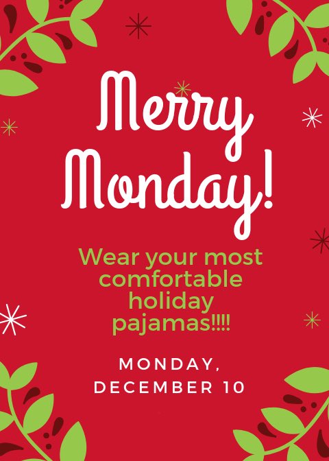 LHSBLUECREWW's tweet photo. Let’s Kick off this week right with some pajamas!!! #SchoolSpirit https://t.co/u3cQehUomg