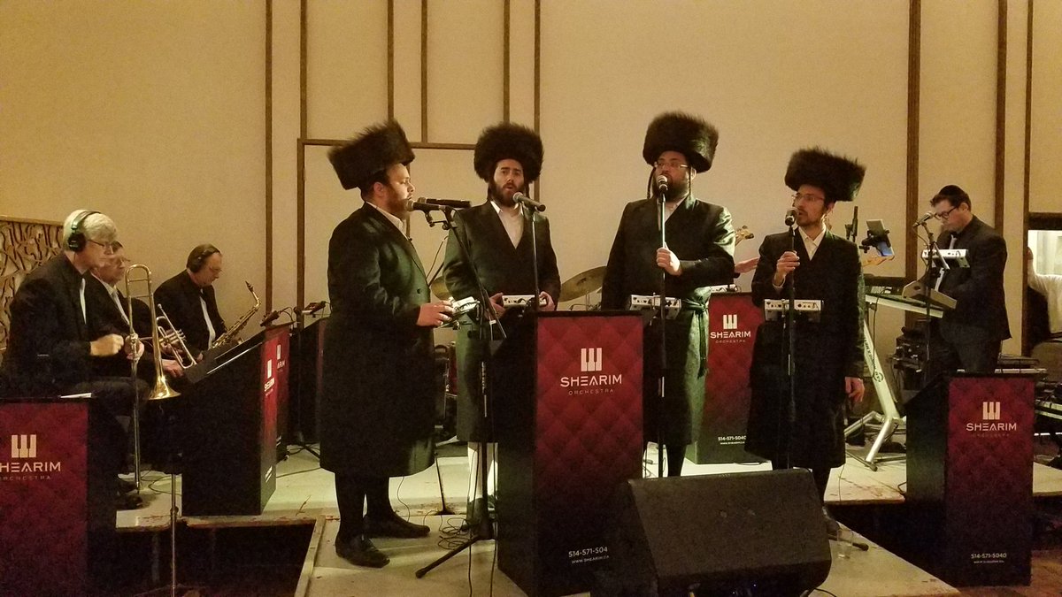 A beautiful #ChanukahParty in #Montreal with the #ShearimOrchestra.
