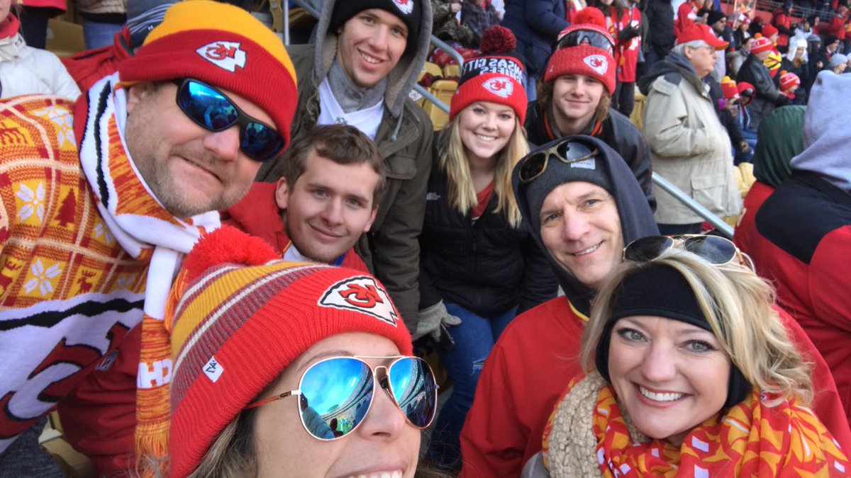 Baby it's cold outside but we love #Chiefs  #ChiefsKingdom #SundayFunday #BALvsKC