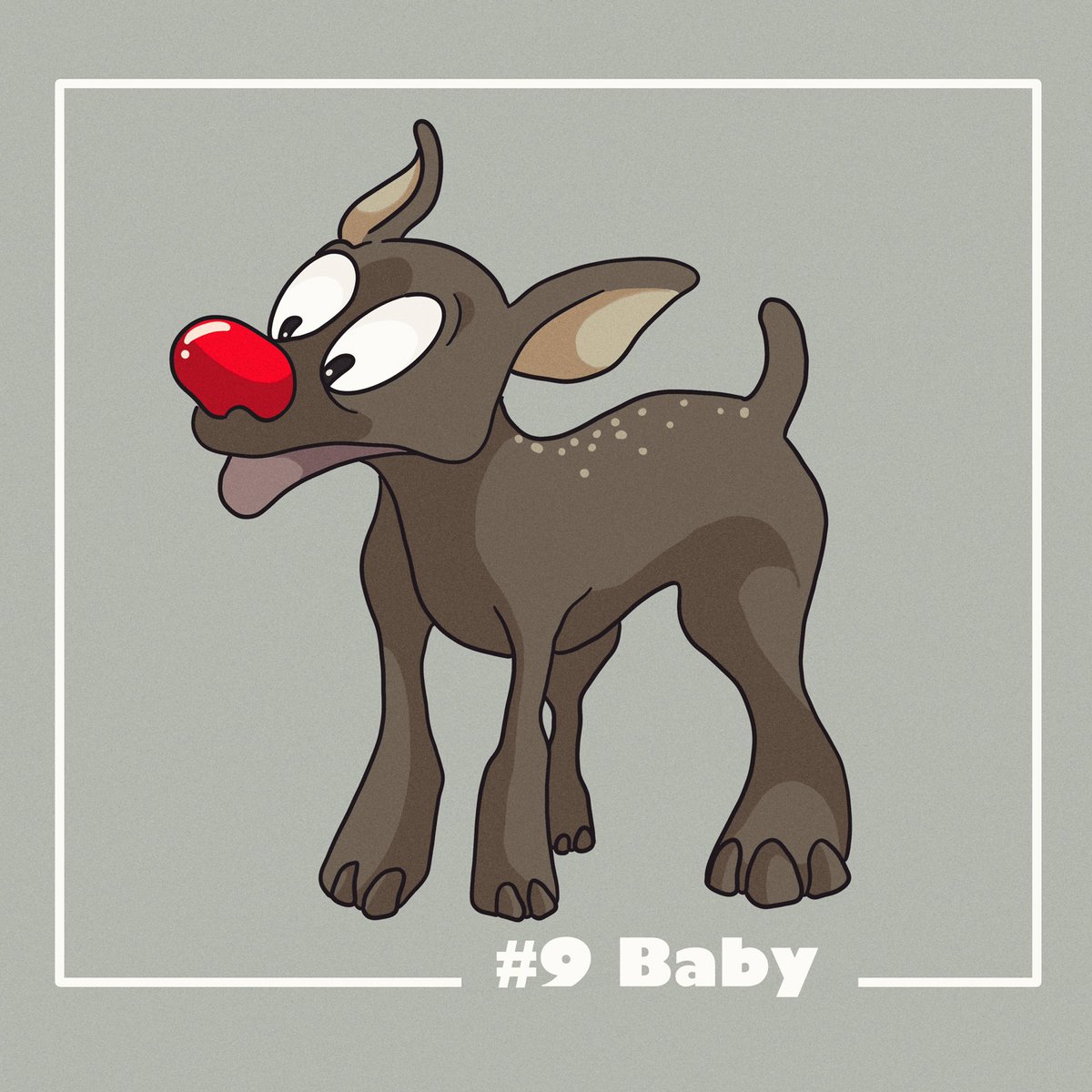 MatchewieH's tweet photo. #adventdraw day 9: #baby
Really struggled for inspiration on this one...can put it down to tiredness but the only thing that stuck was a baby #reindeer which of course had to be #Rudolph #adventdrawings #rudolphtherednosedreindeer https://t.co/Hbx8NcEHT5
