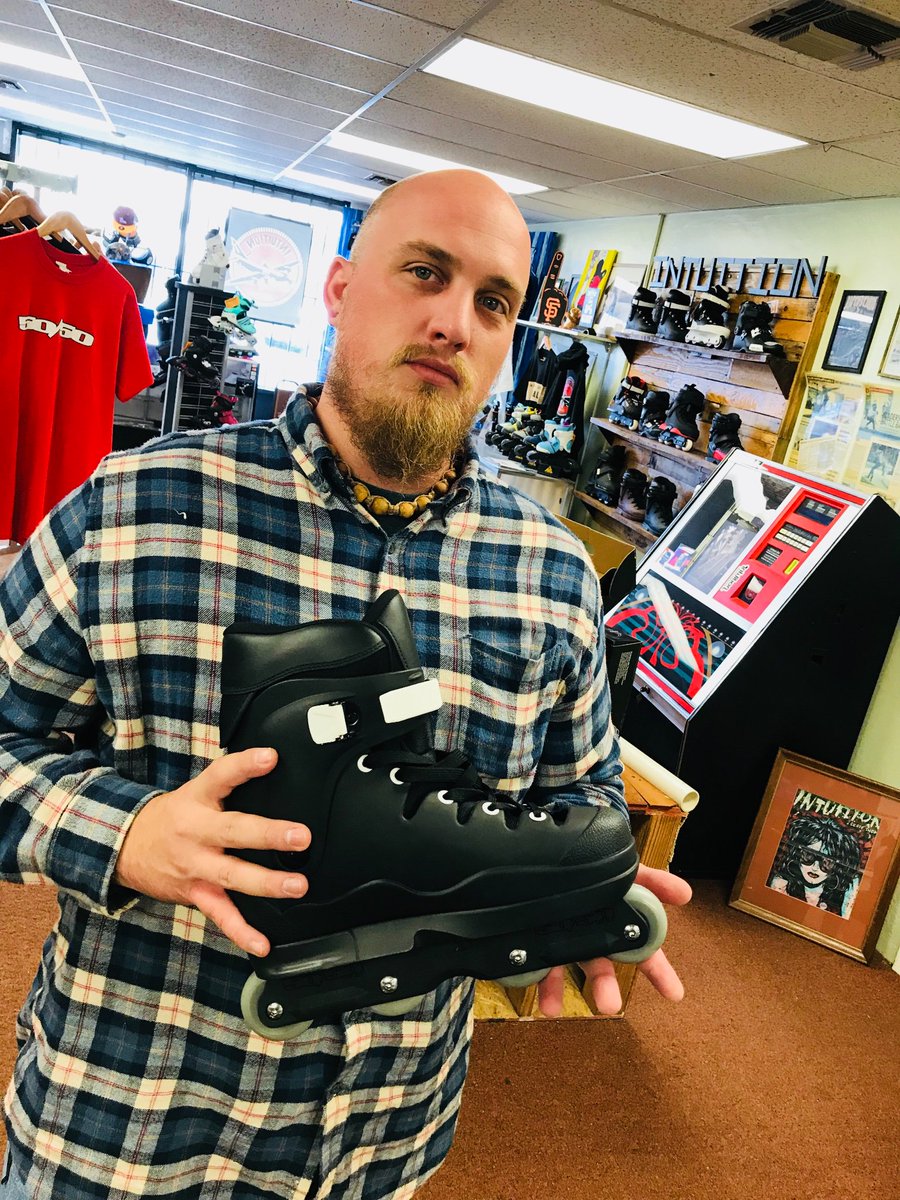 Intuitionskate's tweet photo. ๐๐ปMore and more people are coming #back2blading! Intuition has all you need to get back in the saddle, or re-shoe the old horse! Welcome back Josh from #OrangeCounty! Score great deals on #skatesforchristmas via ๐ฒ https://t.co/rGwNv9k3yy ๐๐ #intuitionskateshop #themskates https://t.co/9WqzrCt2w5