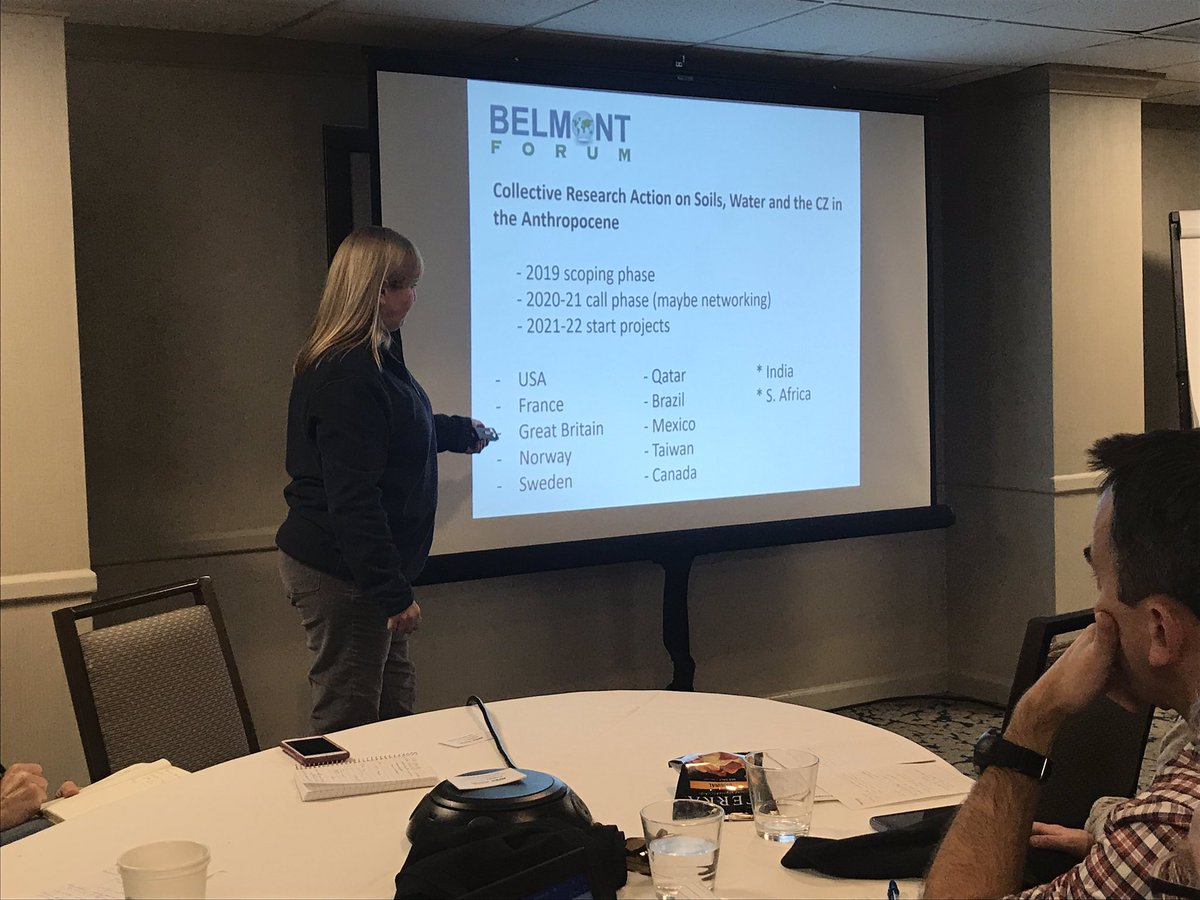 CZCNet's tweet photo. The 4th International pre- #AGU18 #CZO workshop is underway. Presentations from CZ researchers in France, Germany, the UK, China, and Canada. Next, we’re talking Belmont Forum funding opportunities. #czen https://t.co/PiZQq48Ixq