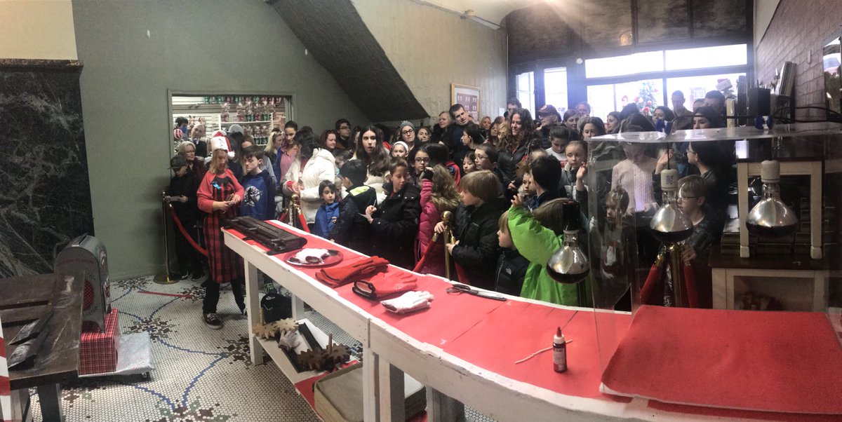 TheDianeCaruso's tweet photo. Pano shot at @Lucascandies in Haverstraw during their live candy cane demos... but today is extra sweet. 25% of sales will go to Shane’s Imagine-nation... story later on @FiOS1NewsLHV https://t.co/hiUoYkcMOb