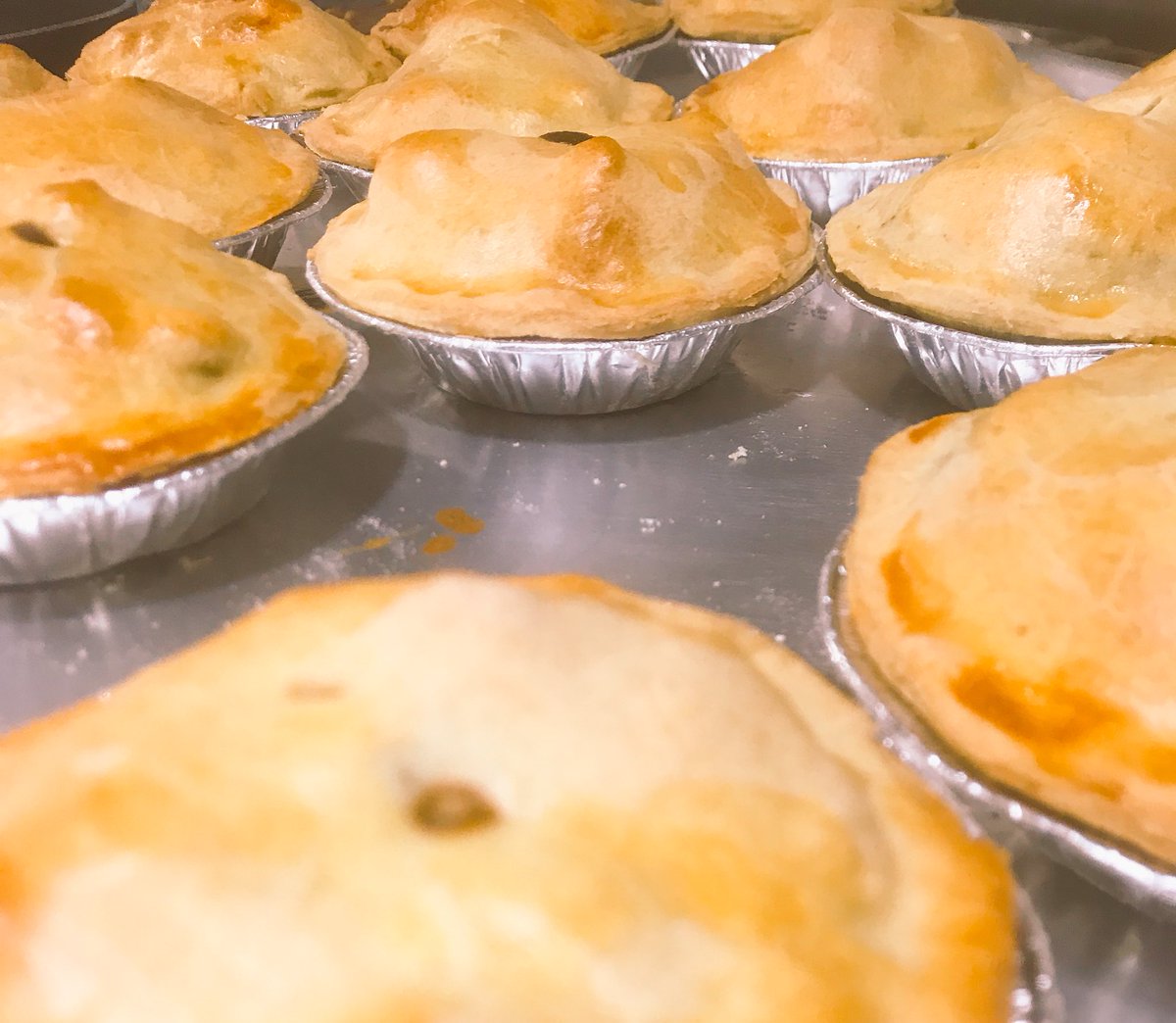 Couldn’t think what to put for a first tweet so we just went with PIE! Here’s some we made earlier!