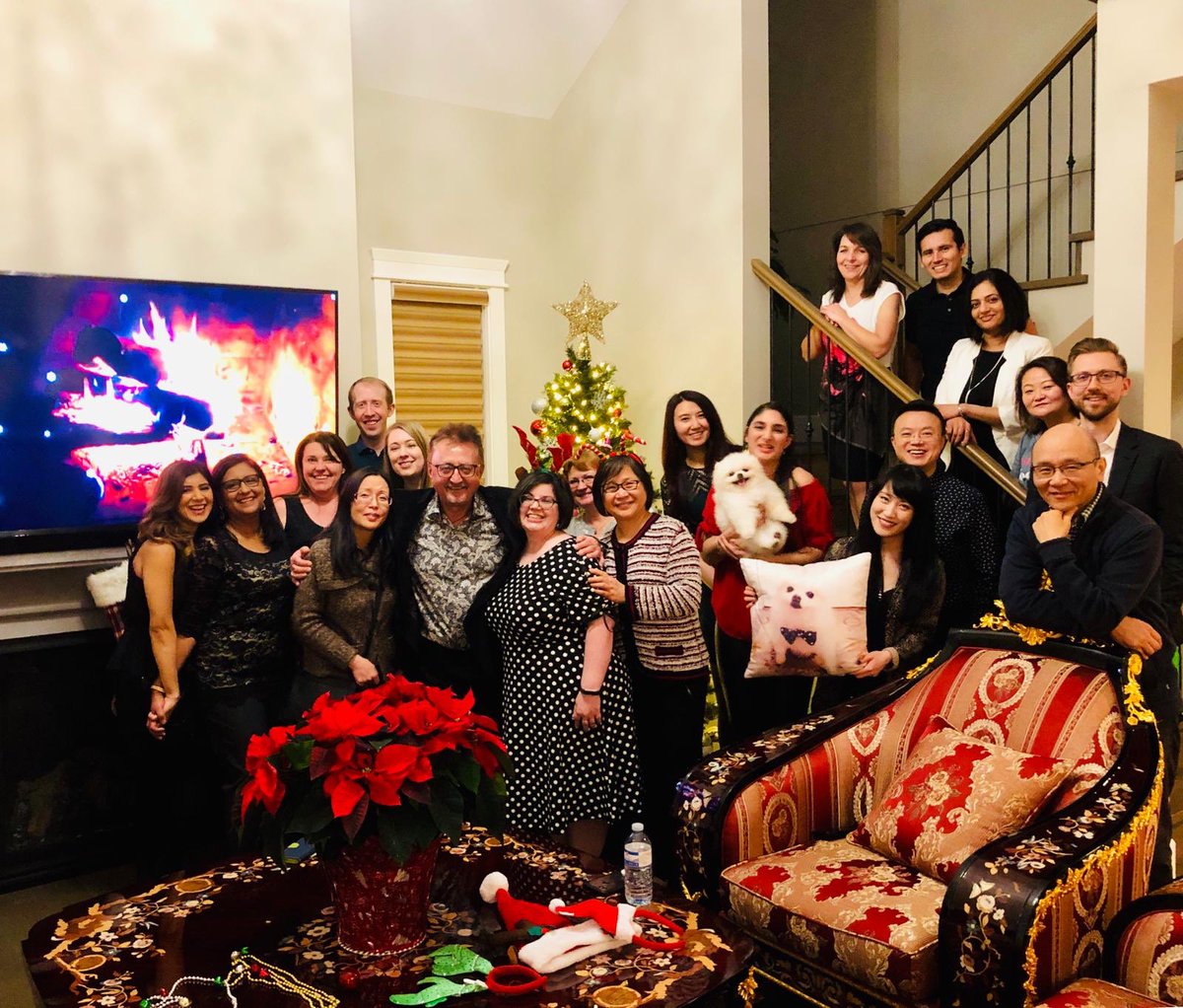 Celebrating Christmas 2018 with White Rock Family🎅🏽💚 #christmas #Tdfamily  <a href="/whiterockbob/">Bob Bezubiak</a>