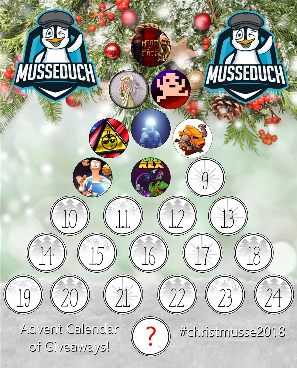 musseyama's tweet photo. WE ARE LIVE! Day 9 of #christmusse2018 and we have ANOTHER GAME TO GIVEAWAY!!! Get involved, https://t.co/ayvxiTOx41 we are 45 AWAY from 1000 TWITCH FOLLOWERS!!!
#giveaway
#supportsmallstreamers
#sscsupports
#thenexusforge
#twitchigloo
#r6seige https://t.co/hKAgHUG0Ef