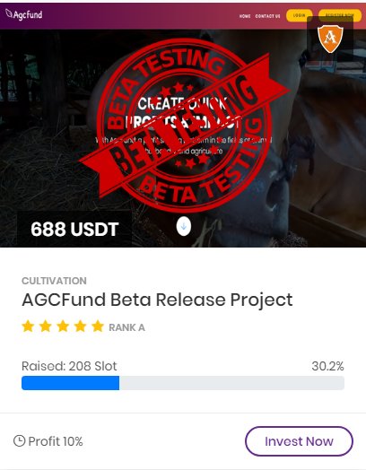 Hi Agricoiners, Our product P2P Lending Beta lauching Today, 
you can invest with Agricoin Masternode(AGCMN) 

agcfund.io/project-detail…

Thankyou Happy Investing
<a href="/Crex_24/">CREX</a>  <a href="/bitebtccom/">pepe</a>  <a href="/NusaExchange/">Nusax</a>  <a href="/binance/">Binance</a> 
#SUPORTCRYPTOREALPROJECT #agriculturegreateagain #agcmn