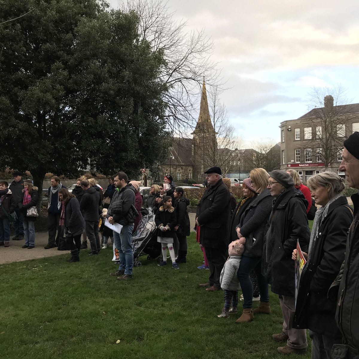 Siobhan_ODowd's tweet photo. Lovely afternoon with @ClonAmnesty to mark #UDHR70, great to see it supported by a diverse and committed community gathering #standupforhumanrights       @isdoighliom https://t.co/kiqgVmHqGe