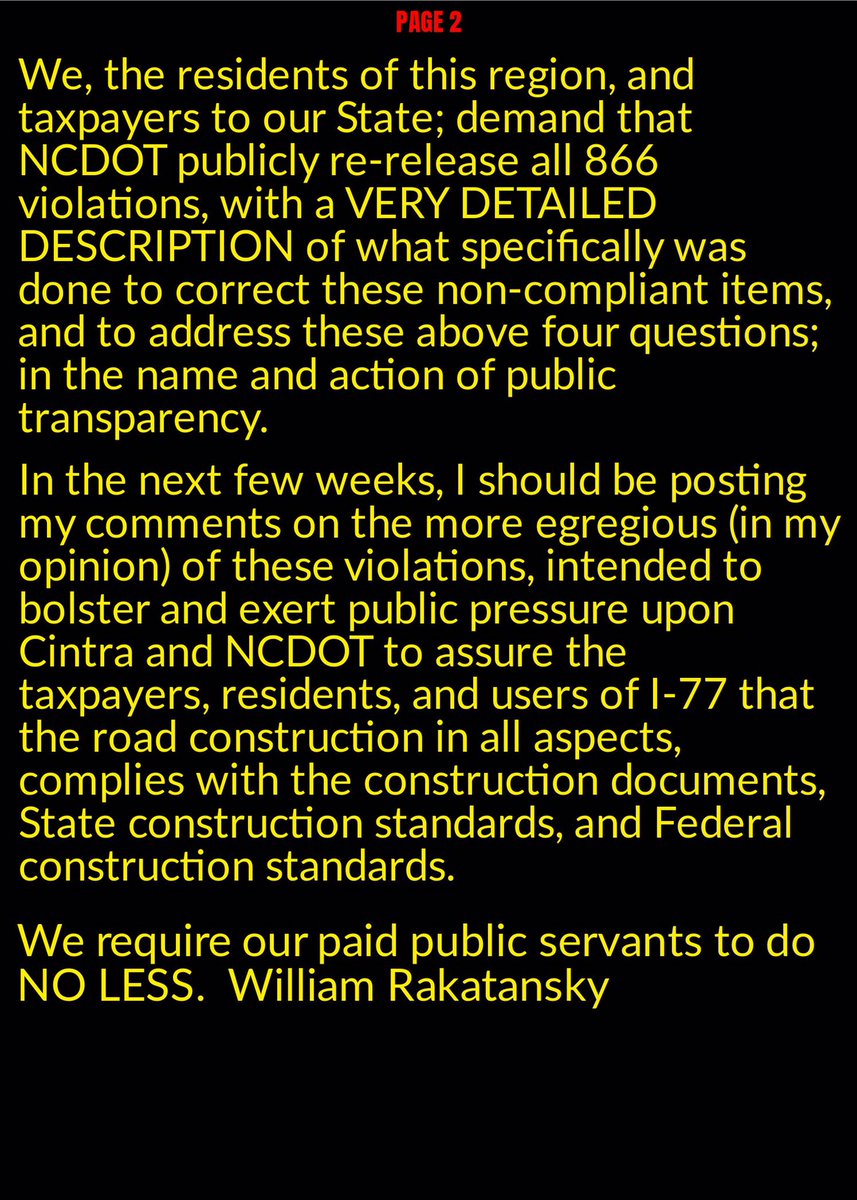 NCTWEETY70 (@nctweety70) on Twitter photo Will I-77 CINTRA SITE EVER BE USABLE/SAFE? <a href="/nc_governor/">Governor Josh Stein</a> @NCDOT_Trogdon <a href="/NCLeg/">NC General Assembly</a> <a href="/SenatorBerger/">Senator Phil Berger</a> <a href="/timmoorenc/">Tim Moore</a> @DanForestNC <a href="/SenBillRabon/">Senator Bill Rabon</a> <a href="/LtGovDanForest/">Lt. Gov. Dan Forest</a> @HuntforNCHouse <a href="/natashamarcusnc/">Senator Natasha Marcus</a> <a href="/ChristyClarkNC/">Christy Clark</a> <a href="/Clt_TrafficGuy/">๐๐ก๐๐ซ๐ฅ๐จ๐ญ๐ญ๐ ๐๐ซ๐๐๐๐ข๐๐๐ฎ๐ฒ</a> <a href="/danhomick/">Daniel J. Homick</a> <a href="/PolitJunkieM/">Mala</a> <a href="/sirnotolls/">Angelo A Lorusso, Jr</a> @lkntmp #ncgov #ncga #ncpol Will I-77 CINTRA SITE EVER BE USABLE/SAFE? <a href="/nc_governor/">Governor Josh Stein</a> @NCDOT_Trogdon <a href="/NCLeg/">NC General Assembly</a> <a href="/SenatorBerger/">Senator Phil Berger</a> <a href="/timmoorenc/">Tim Moore</a> @DanForestNC <a href="/SenBillRabon/">Senator Bill Rabon</a> <a href="/LtGovDanForest/">Lt. Gov. Dan Forest</a> @HuntforNCHouse <a href="/natashamarcusnc/">Senator Natasha Marcus</a> <a href="/ChristyClarkNC/">Christy Clark</a> <a href="/Clt_TrafficGuy/">๐๐ก๐๐ซ๐ฅ๐จ๐ญ๐ญ๐ ๐๐ซ๐๐๐๐ข๐๐๐ฎ๐ฒ</a> <a href="/danhomick/">Daniel J. Homick</a> <a href="/PolitJunkieM/">Mala</a> <a href="/sirnotolls/">Angelo A Lorusso, Jr</a> @lkntmp #ncgov #ncga #ncpol