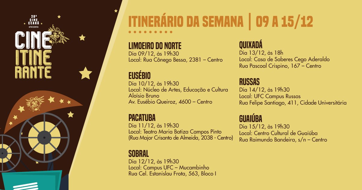 Festival Cine Ceará tweet media