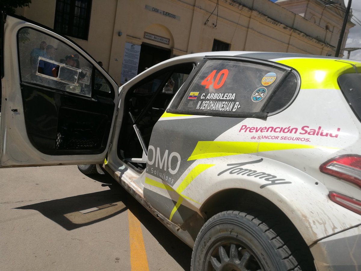 CGRally's tweet photo. En su primera experiencia en el @rallyargentino y con un Maxi Rally Turbo, Christian Arboleda logró completar una exigente segunda etapa del #HomenajeRecalde 👏🏼
@SancorSeguros https://t.co/BccEO5g6QN