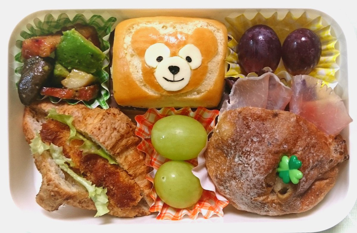 しいこ على تويتر 今日のお弁当は ダッフィー サンドです ディズニー ダッフィー キャラ弁