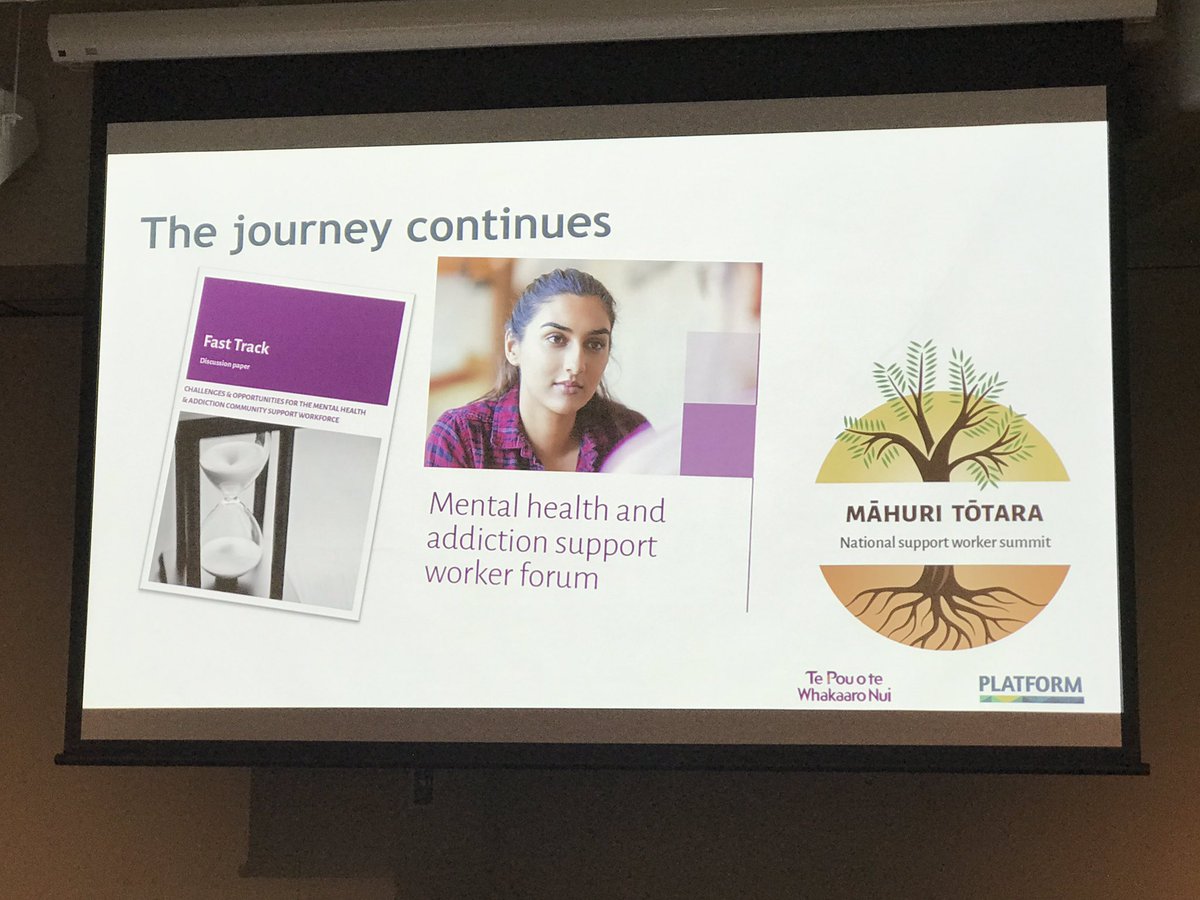 shearer_robyn's tweet photo. #supportworkMHA Emma Wood from Te Pou shares insights about Aotearoa’s mental health & addiction workforce @PlatformTrust @wilderbeast98 @TePouNZ @MHInquiryNZ @MatuaRaki https://t.co/bWBrzW7kig