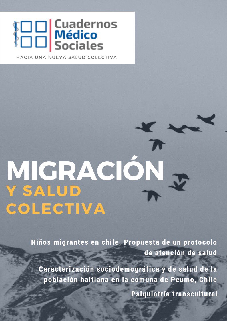 Migrar es un derecho, la salud de los migrantes también. Mientras algunos gobiernos pretendan encadenar las fronteras de prejuicios, la #SaludColectiva tiene que desalambrarlas. Nuevo número #MigracionYSalud; próximo lanzamiento. Los esperamos !!! (Fecha por confirmar)