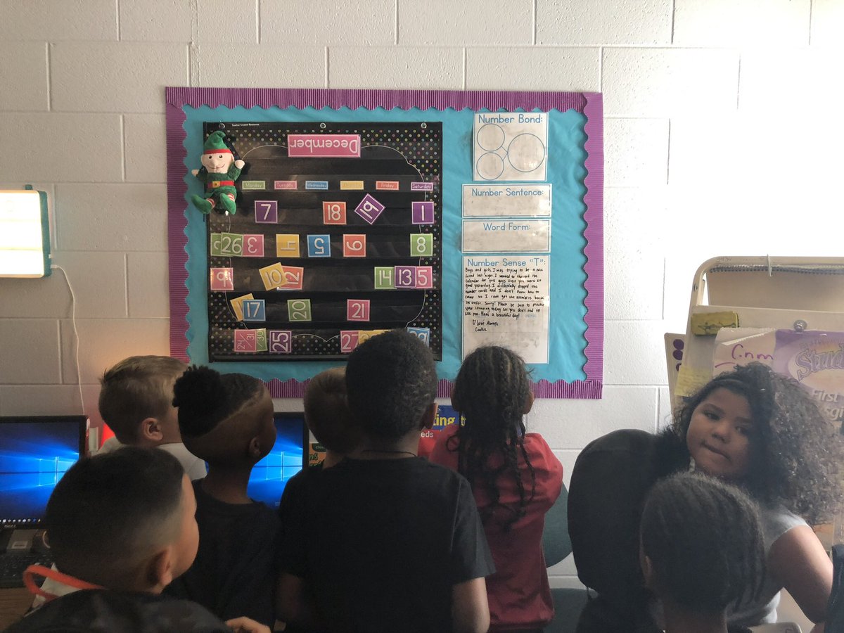 jhernandezbears's tweet image. Cookie, our class elf, has been busy this last week! #BEARific @Jbes1st @JBESPrincipal @JBESBears @APofJBES