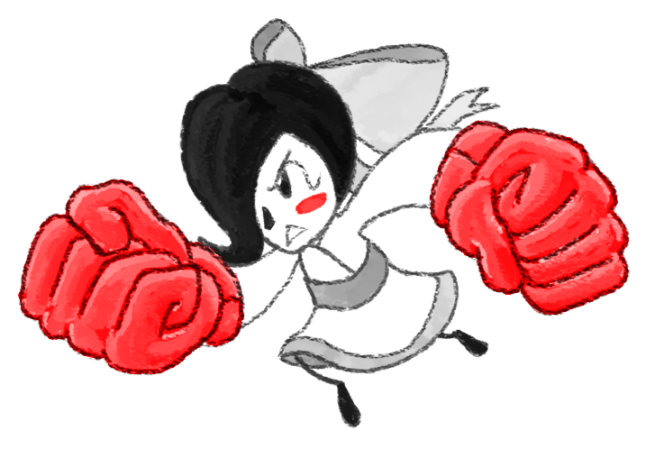 TheLMBcrew's tweet photo. Been busy playing #SuperSmashBrosUltimate with a friend. Hope everyone has been having a great weekend. Here's some art of Vivid using a new weapon that let's her brawl in style. #Vivid #NewChallengerApproaching #IndieGame #Indiegamedev https://t.co/Pam7qPaVQR