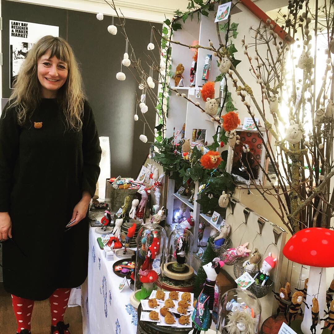 What a blooming brilliant day! Thanks so much for having us lovely Ladybay. We had the best time #ladybay #buylocalart #christmasmarketnottingham #highendnothighstreet #lbdmm