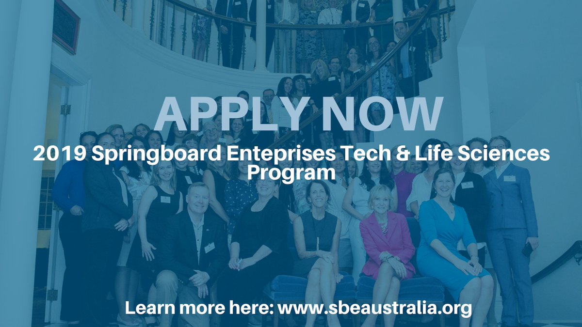 SBE Australia (@sbeaustralia) on Twitter photo Our <a href="/SpringboardEnt/">Springboard Enterprises</a> Tech&Life Sciences programs provide amazing opportunities for you to connect with US based industry advisors, influencers, investors & other Tech & Life Sciences alumnae globally. You have access for life! Additionally we take no equity!hubs.ly/H0fM7gV0 Our <a href="/SpringboardEnt/">Springboard Enterprises</a> Tech&Life Sciences programs provide amazing opportunities for you to connect with US based industry advisors, influencers, investors & other Tech & Life Sciences alumnae globally. You have access for life! Additionally we take no equity!hubs.ly/H0fM7gV0