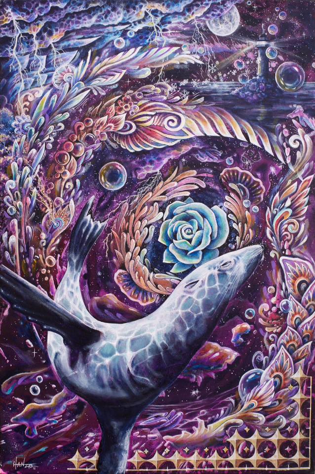 InfiniteBit's tweet image. "No Seiling" by Hanzo Art 💛
24" x 36" Acrylic on canvas