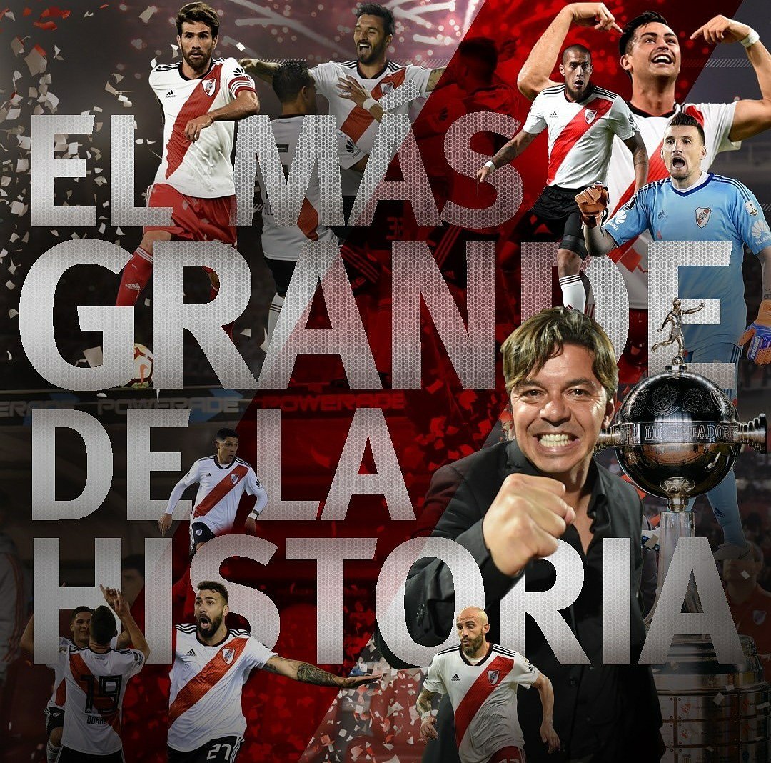 @CARPoficial RIVER CAMPEÓN DE LA LIBERTADORES 🏆 #JuntosSomosMásGrandes #EstadioSantiagoBernabéu