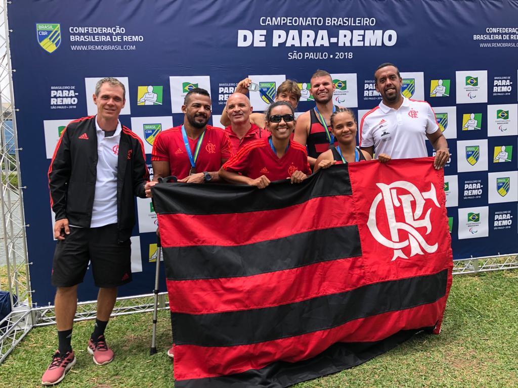 Diana, Salvador Maike, Tailan Neto e Angel Santos ficaram com a prata no 4 Com PR3 Mix. Salvador e Raimundo Assunção terminaram a prova no Dois Sem PR3 na quarta colocação. Os treinadores Franquilim Oliveira e Frédéric Mallrich acompanharam os atletas rubro-negros na competição.