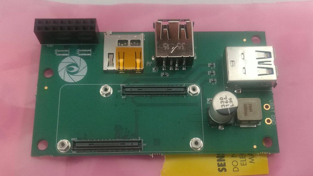 MarcoDalPino's tweet image. My creations: &quot;Joule carrier board&quot; #DeveloperArt #Innovator #MVPBuzz #IntelBB @IntelSoftware