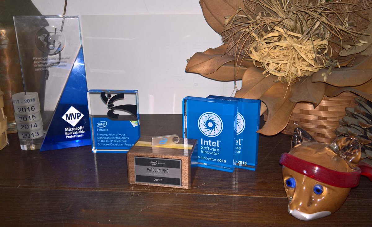 MarcoDalPino's tweet image. Hall of Fame #DeveloperArt #Innovator #MVPBuzz #IntelBB @IntelSoftware