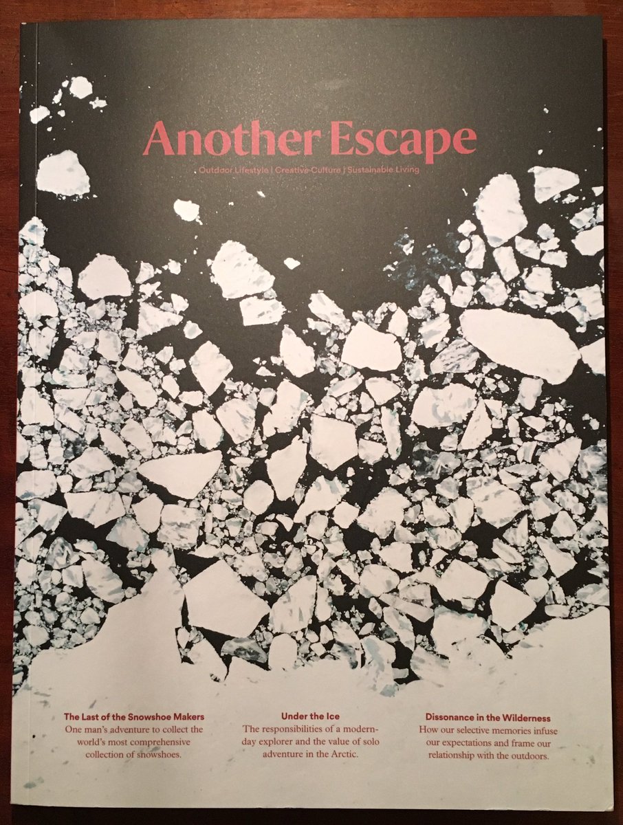 matthay44's tweet photo. The Frozen Volume is here! @AnotherEscape’s latest issue is beautiful - full of frozen imagery and fascinating, thought-provoking articles.

You will find no better magazine for these long #winter evenings...even my dog’s enjoying it and he can barely read. https://t.co/0ciD2flLlD