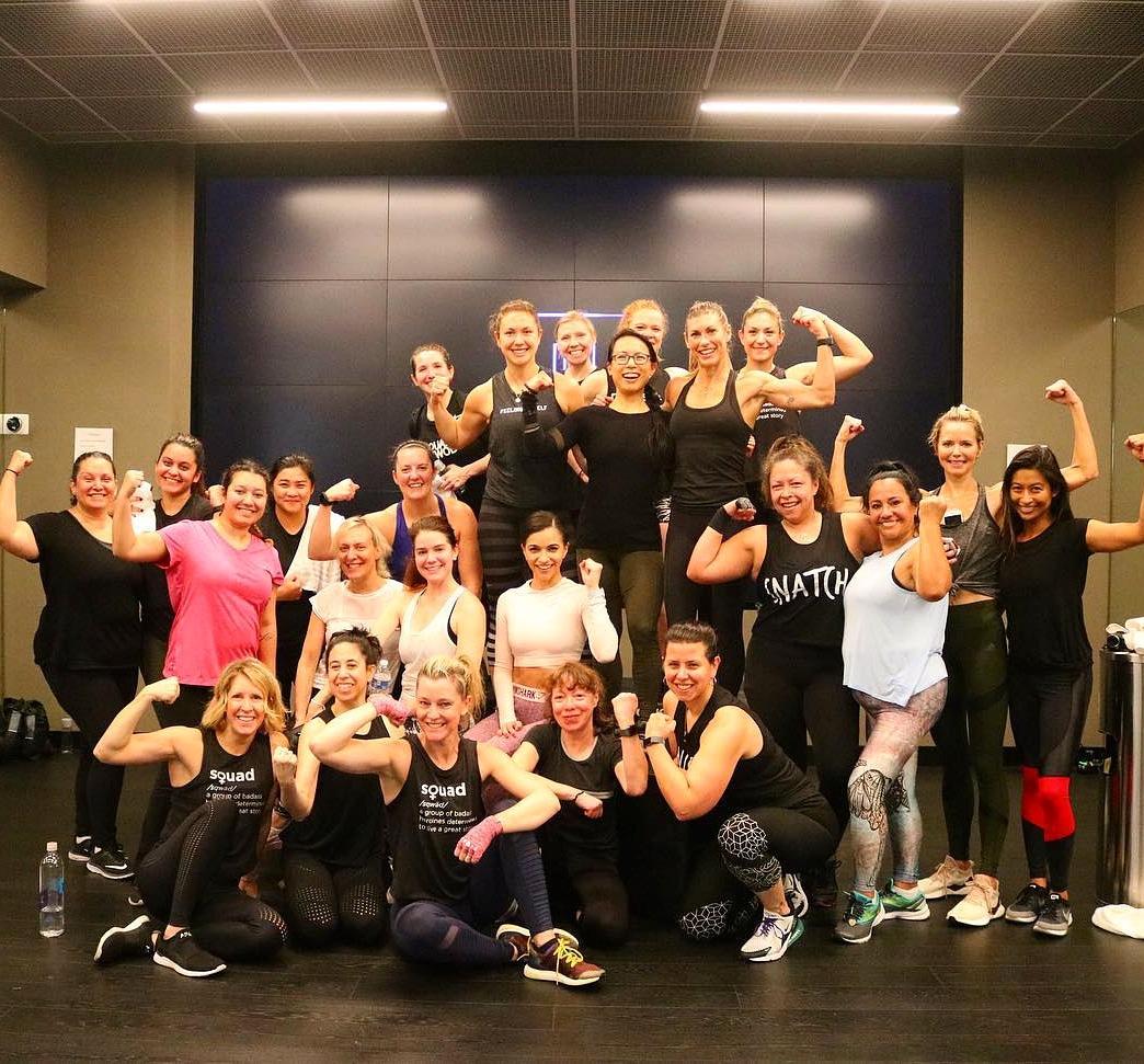 LFOUNDOS's tweet photo. There is no limit to what we, as women, can accomplish. ♀️💪
#StrongerTogether 

Awesome afternoon at @Squad_WOD with @SusanSweats, and this crew. It was great to hear about Susan's incredible &amp; accomplished journey thus far &amp; I am sure there is more greatness to come! https://t.co/JkLgZw991T