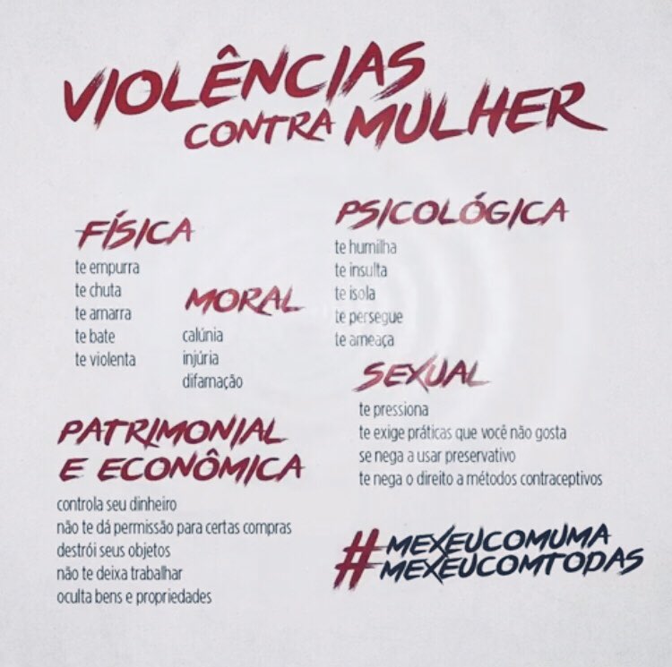 NisDebora's tweet photo. Até quando isso?????!!!!!!
📣 cheeegaaaa de violência contra Mulher!! ❌❌❌ BASTA! 🤚🤚🤚NÃO SE ESCONDA, NÃO SE CALE, NÃO SE OMITA! #mexeucomuma #mexeucomtodas #denuncie https://t.co/En7zskGz9h