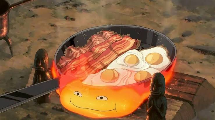 Resultado de imagen para huevos con tocino el castillo vagabundo