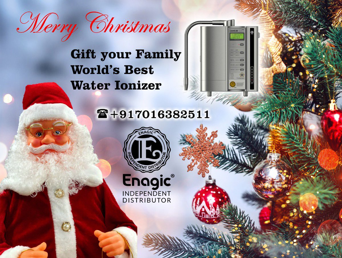 TurakhiaAnandi's tweet photo. Gift healthy life to your entire family this Christmas with World's best water ionizer. Kangen Water Ahmedabad Distributor wishes in a style. https://t.co/OF1eRJnBN6