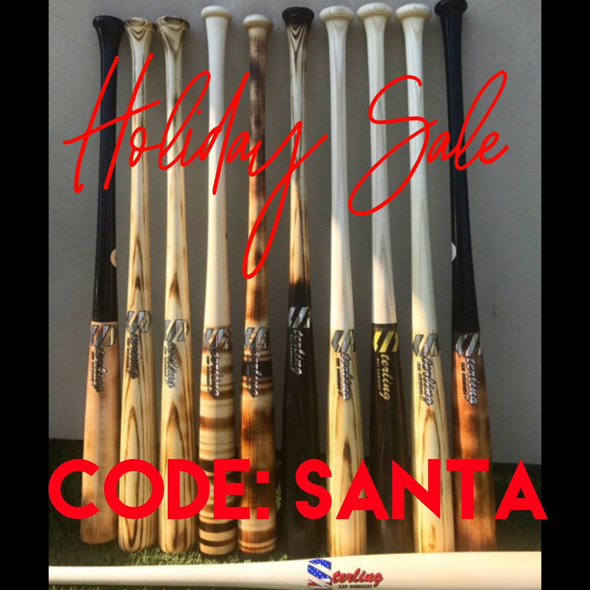 sterlingbats's tweet photo. Enter code “Santa” at checkout for 10% off ALL PURCHASES!

Sale begins now and runs THROUGH CHRISTMAS

Don’t miss out on the opportunity to #Swingsterling today 🎁🎄 https://t.co/BuGCKgOTpD