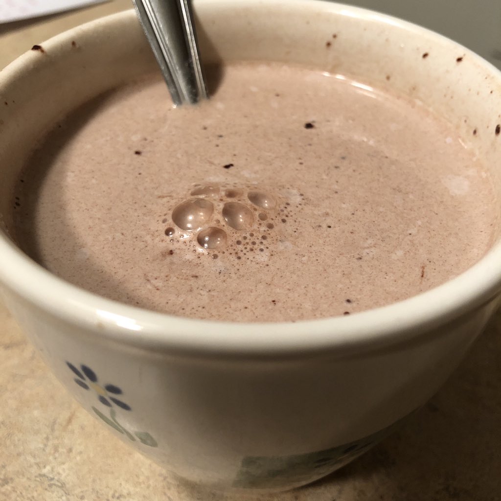 First day back to training after 50-miler. And a nice #hotchocolate to wind down with. That fits. Next race: @HotChocolate15k in Indy. #hotchocolate #yum #hcIndyBR #hc15K #BibChat @BibRave
