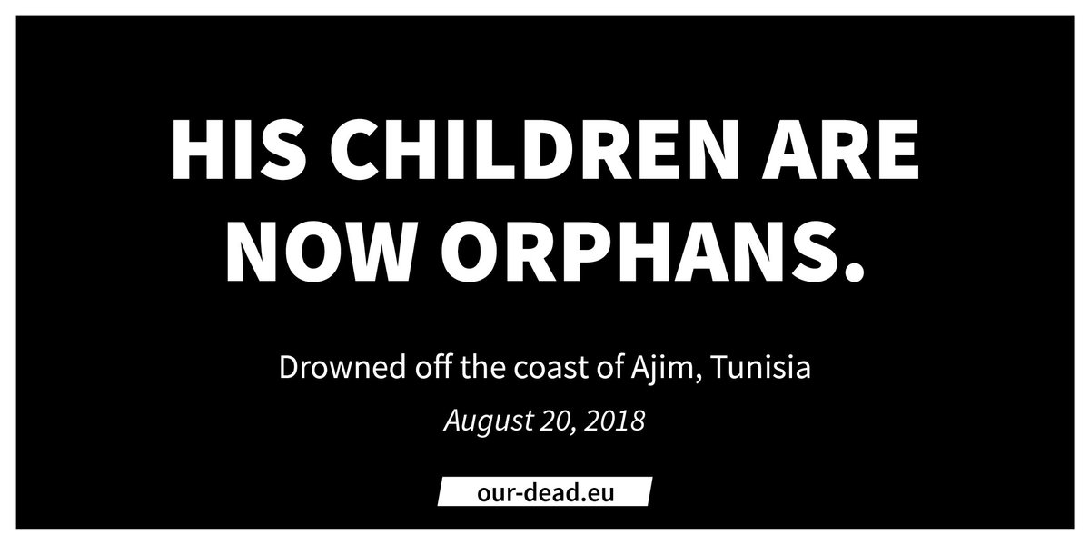 seawatchcrew's tweet photo. It's not numbers and figures that Europe is letting drown in
the Mediterranean, it's people. They have friends and family,
fears and dreams. They are people like you and me. They are
#ourdead too. Learn more here: https://t.co/UgjuZItxVh
#HumanRightsDay https://t.co/EY1MD3iP5k