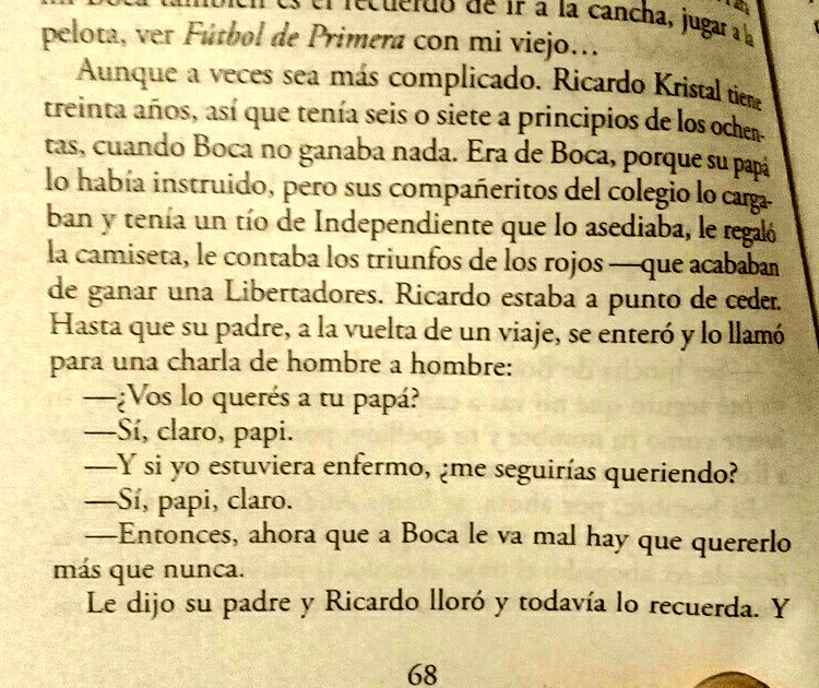 Pycckarkikma's tweet image. Así es... 
Del libro de @martin_caparros 
#Boquita 💙💛💙
